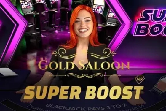 Gold Saloon Super Boost Blackjack